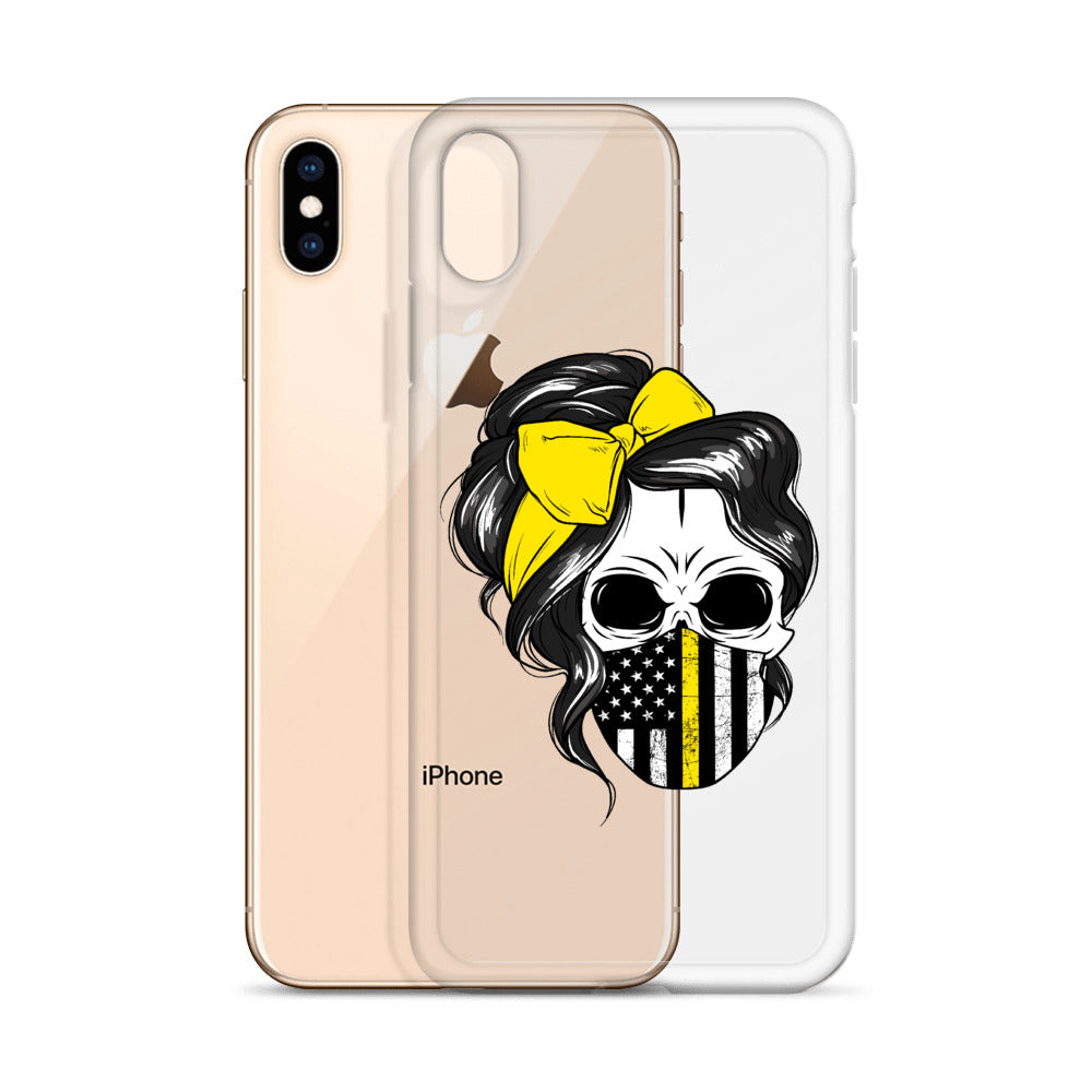 Thin Yellow Line iPhone Case