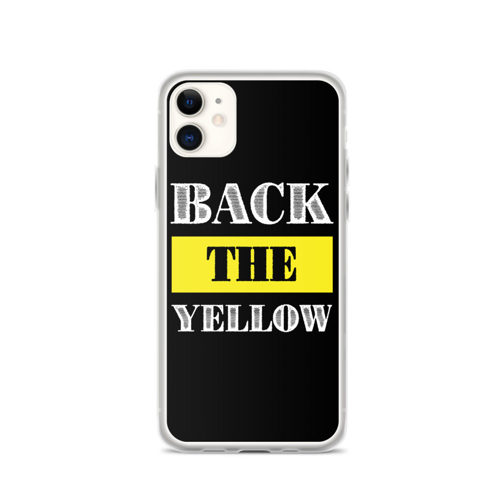 Back The Yellow iPhone Case