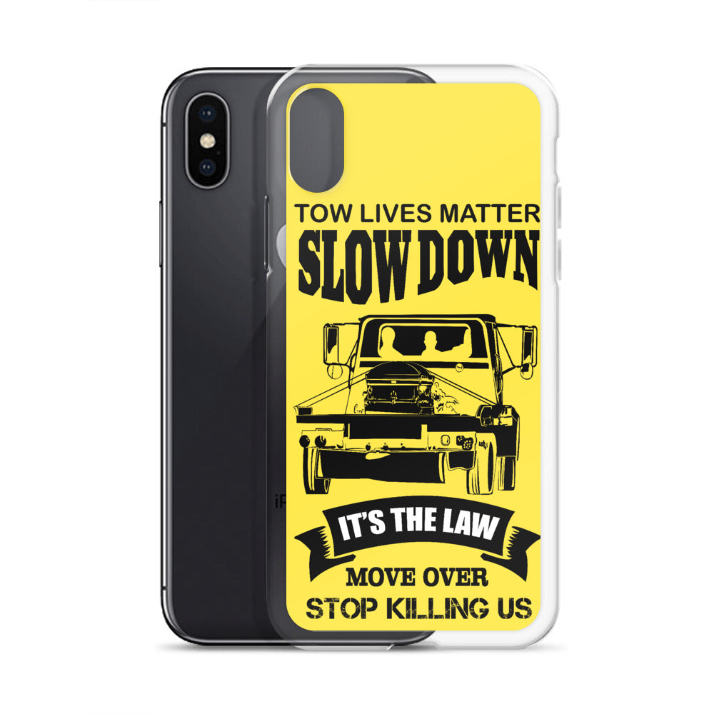 Slow down move over iPhone Case