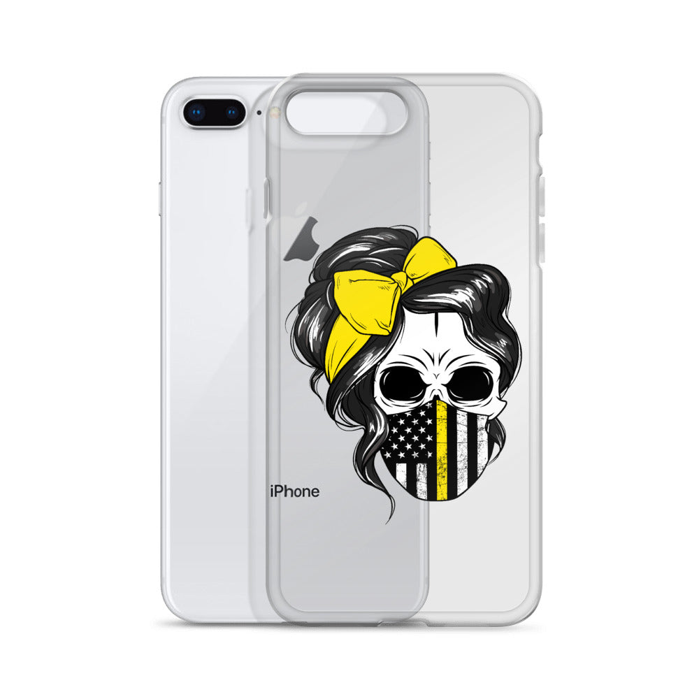Thin Yellow Line iPhone Case