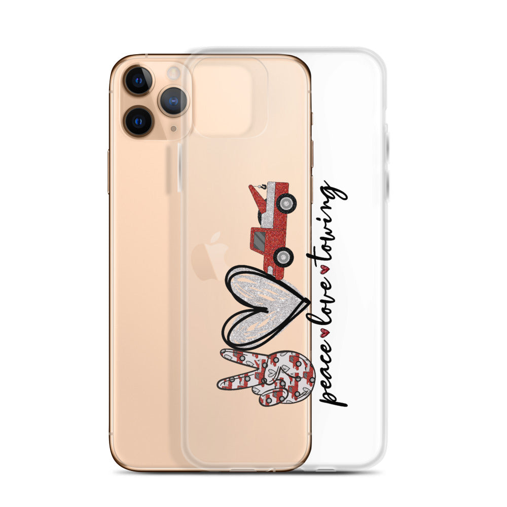 Peace Love Towing iPhone Case