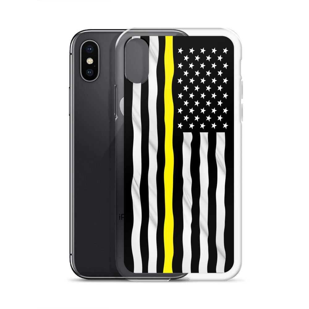 Thin Yellow Line iPhone Case