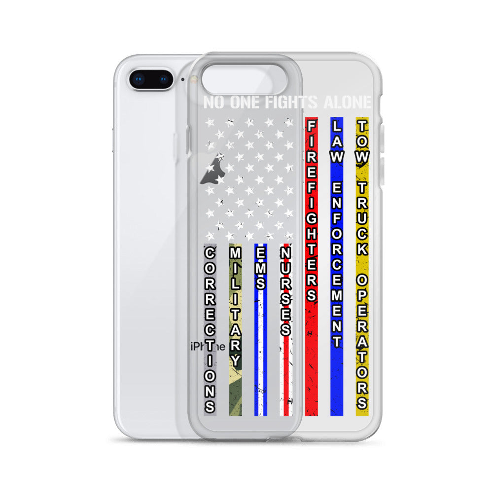 No One Fights Alone iPhone Case