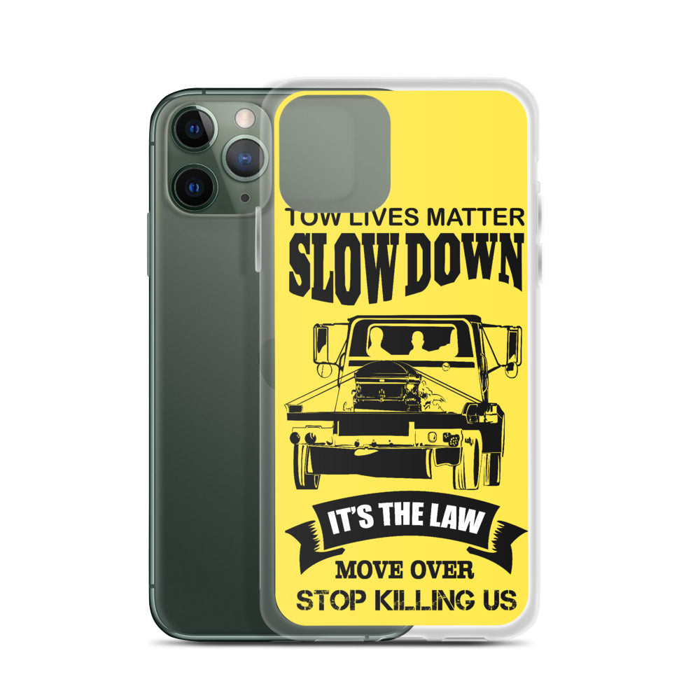 Slow down move over iPhone Case
