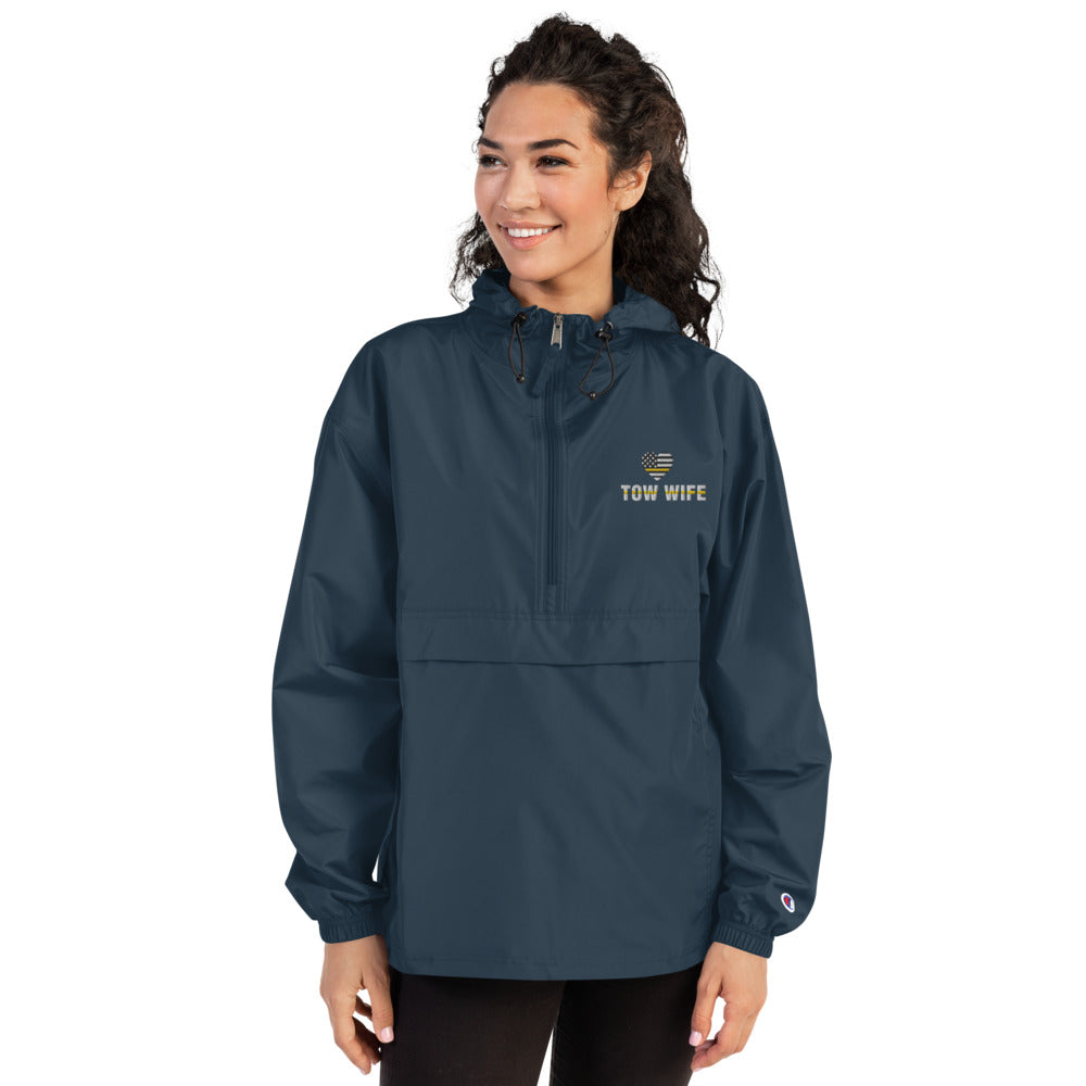 Tow Wife Embroidered Packable Jacket