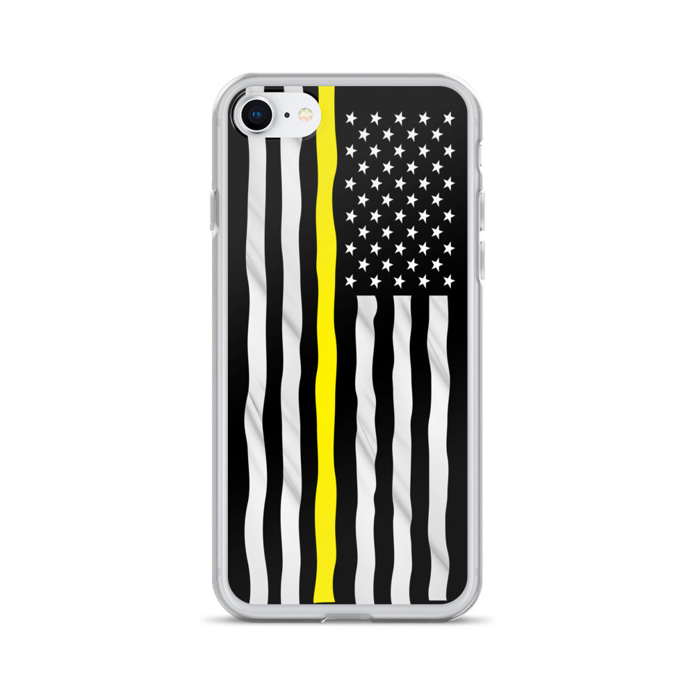 Thin Yellow Line iPhone Case