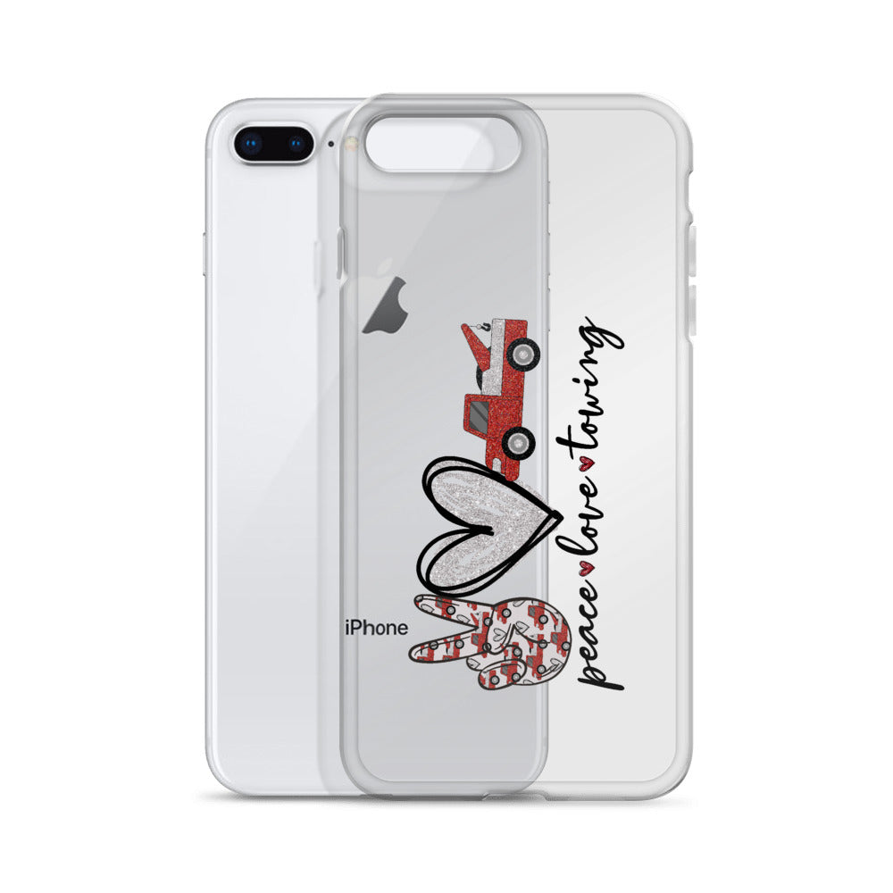 Peace Love Towing iPhone Case
