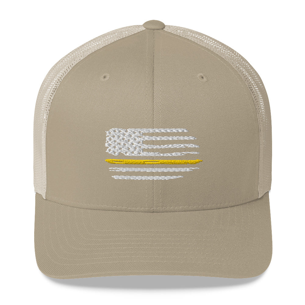 Thin Yellow Line Trucker Cap