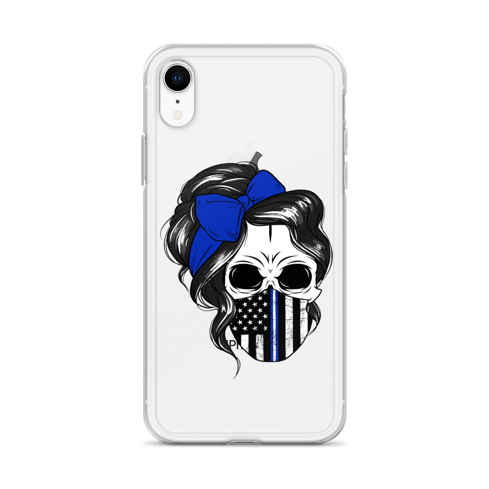 Thin Blue Line iPhone Case