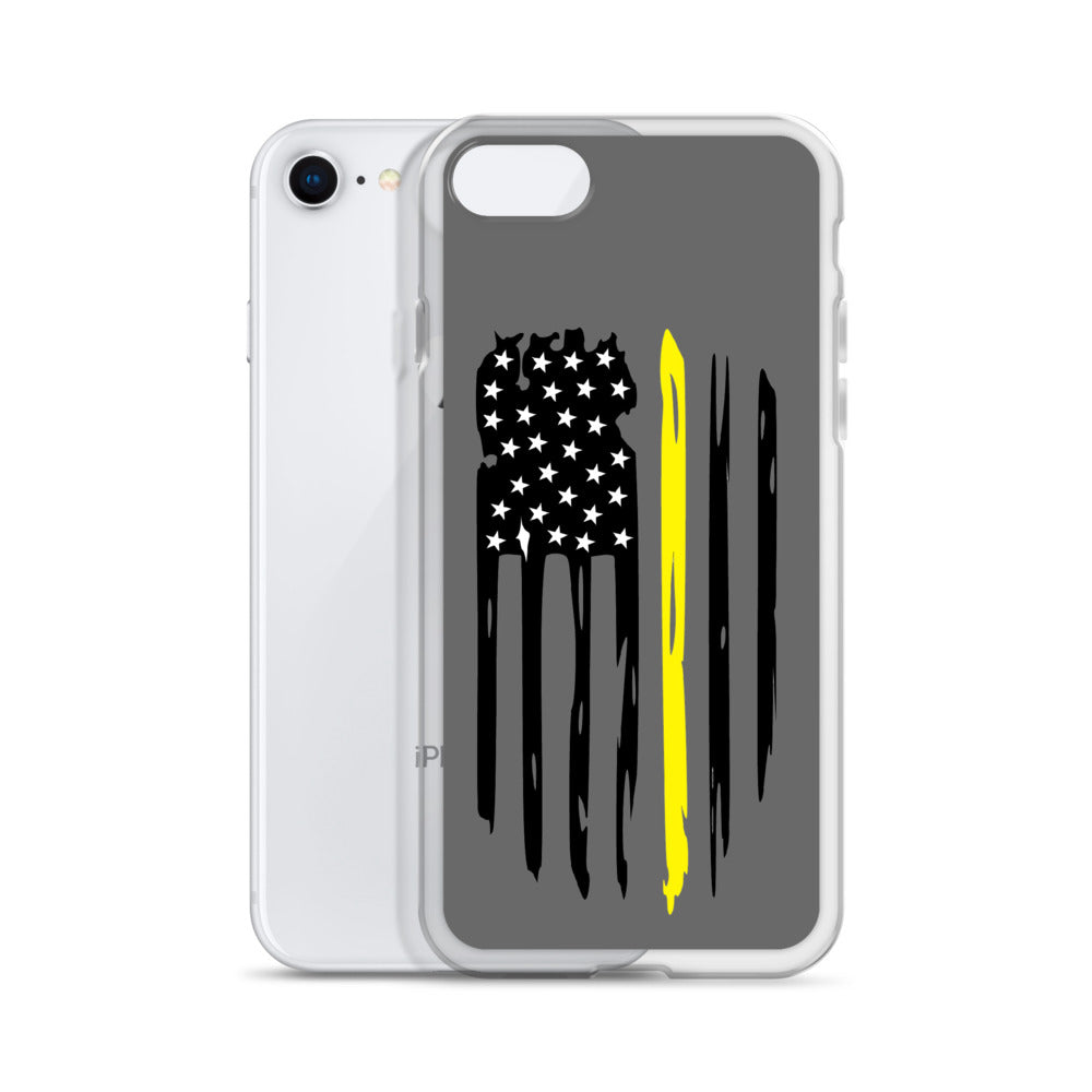 Thin Yellow Line iPhone Case