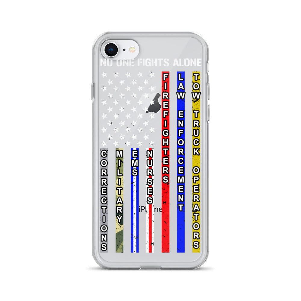 No One Fights Alone iPhone Case