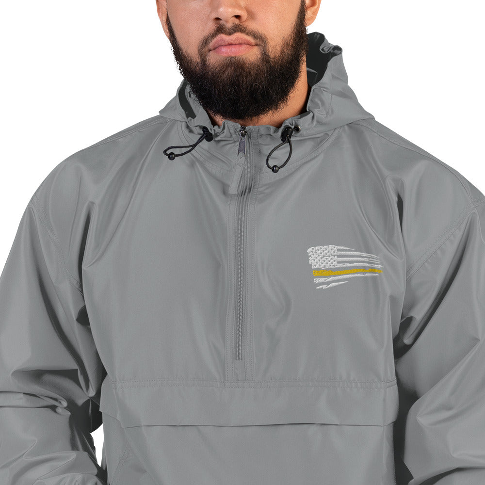 Thin Yellow Line Embroidered Jacket