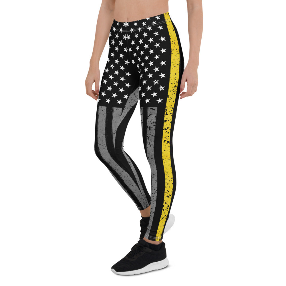 Thin Yellow Line Leggings