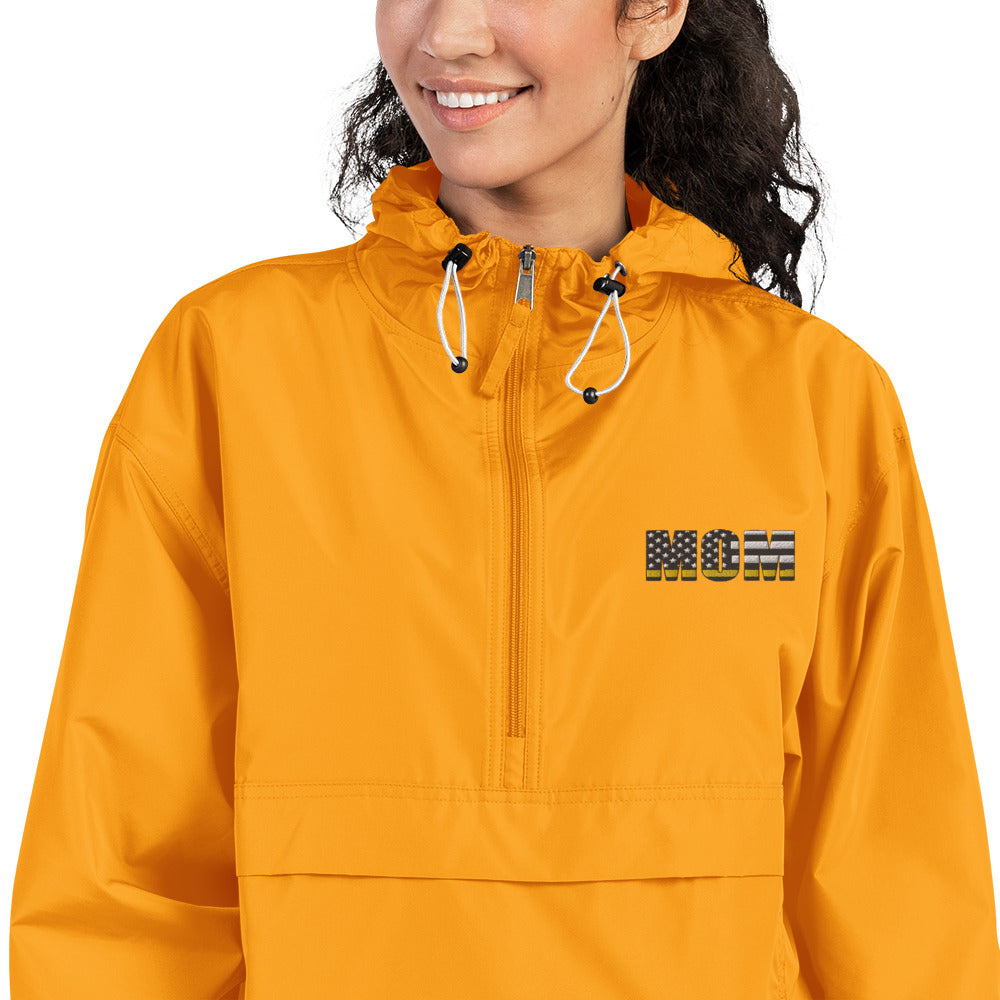 Mom Embroidered Champion Packable Jacket