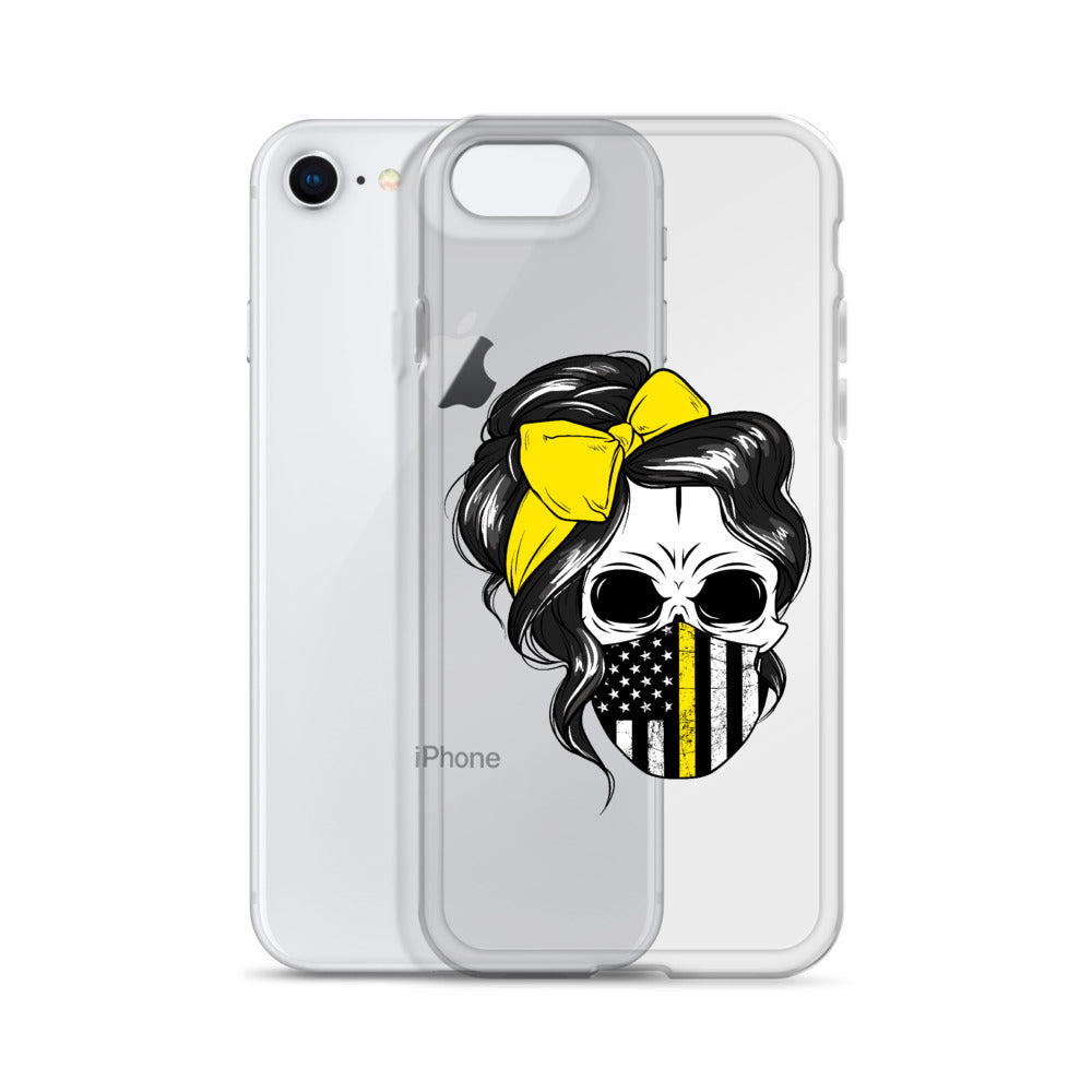 Thin Yellow Line iPhone Case