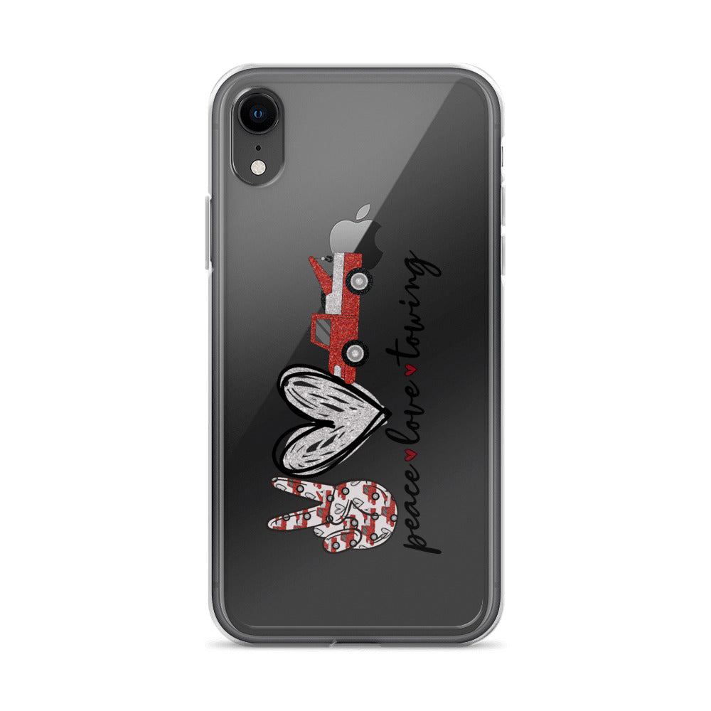 Peace Love Towing iPhone Case