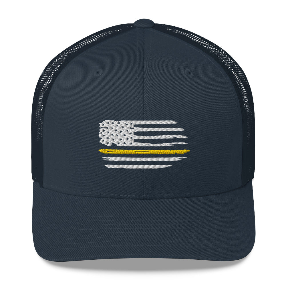 Thin Yellow Line Trucker Cap