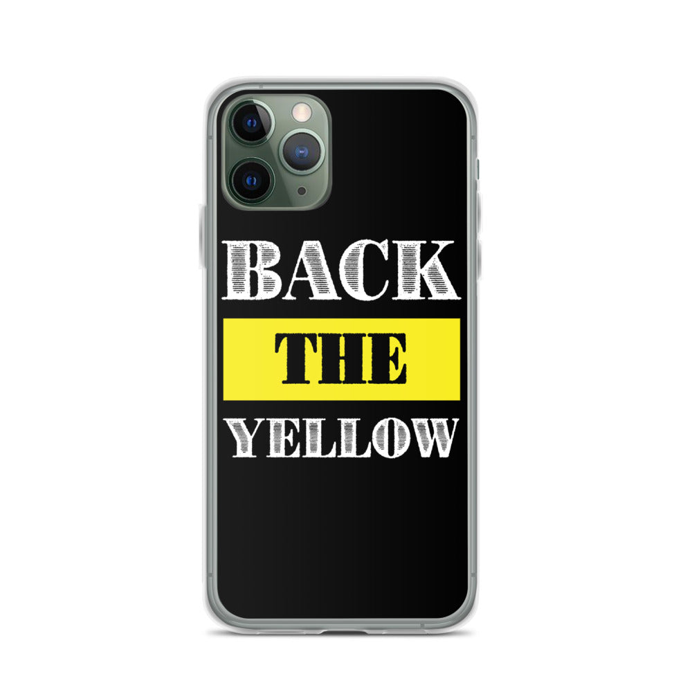 Back The Yellow iPhone Case