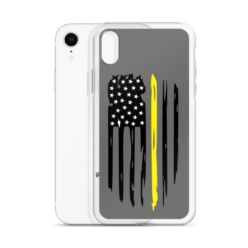 Thin Yellow Line iPhone Case