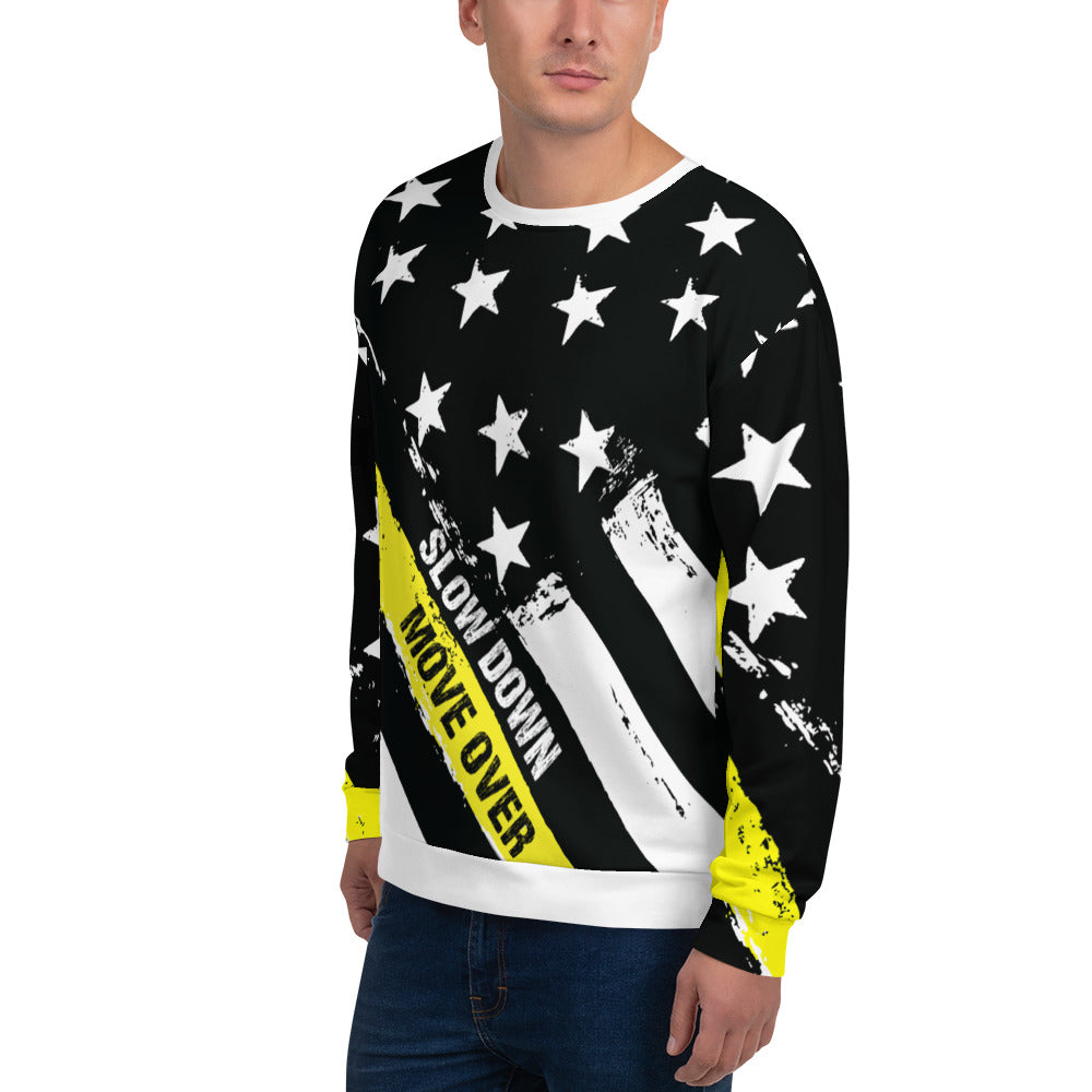 Slow Down Move Over All Over Print Unisex Sweatshirt