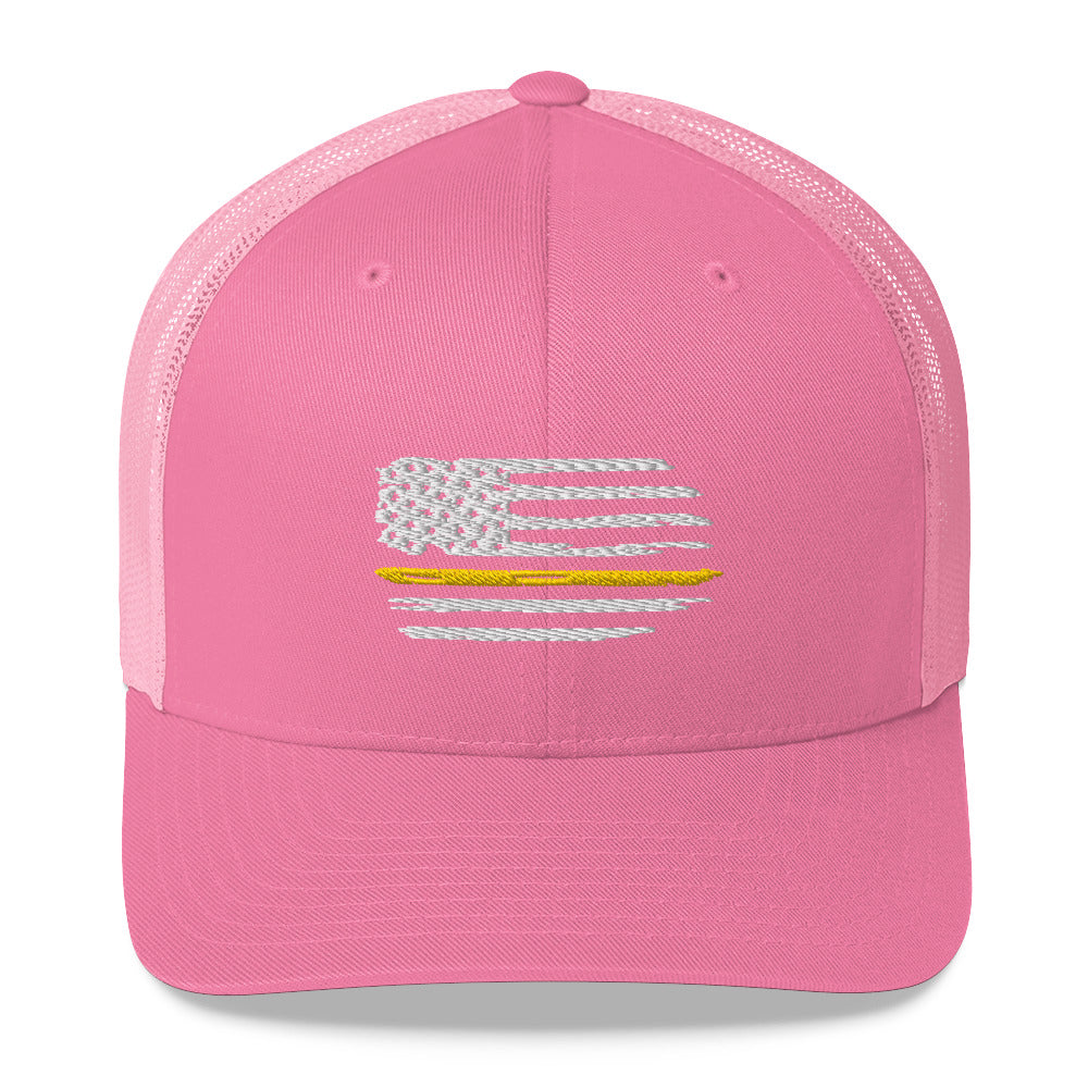Thin Yellow Line Trucker Cap