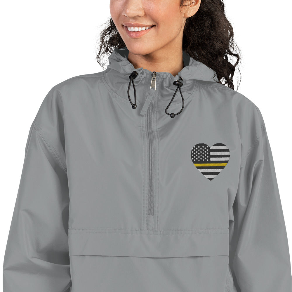 Thin Yellow Line Embroidered Jacket