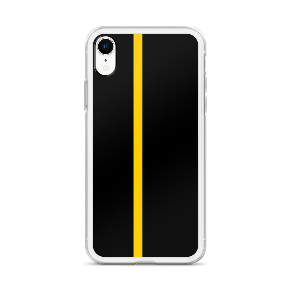 Thin Yellow Line iPhone Case