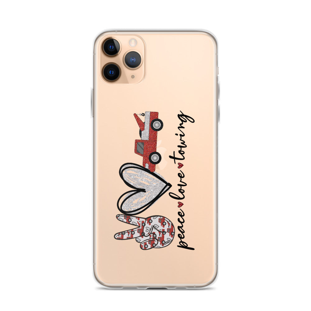 Peace Love Towing iPhone Case