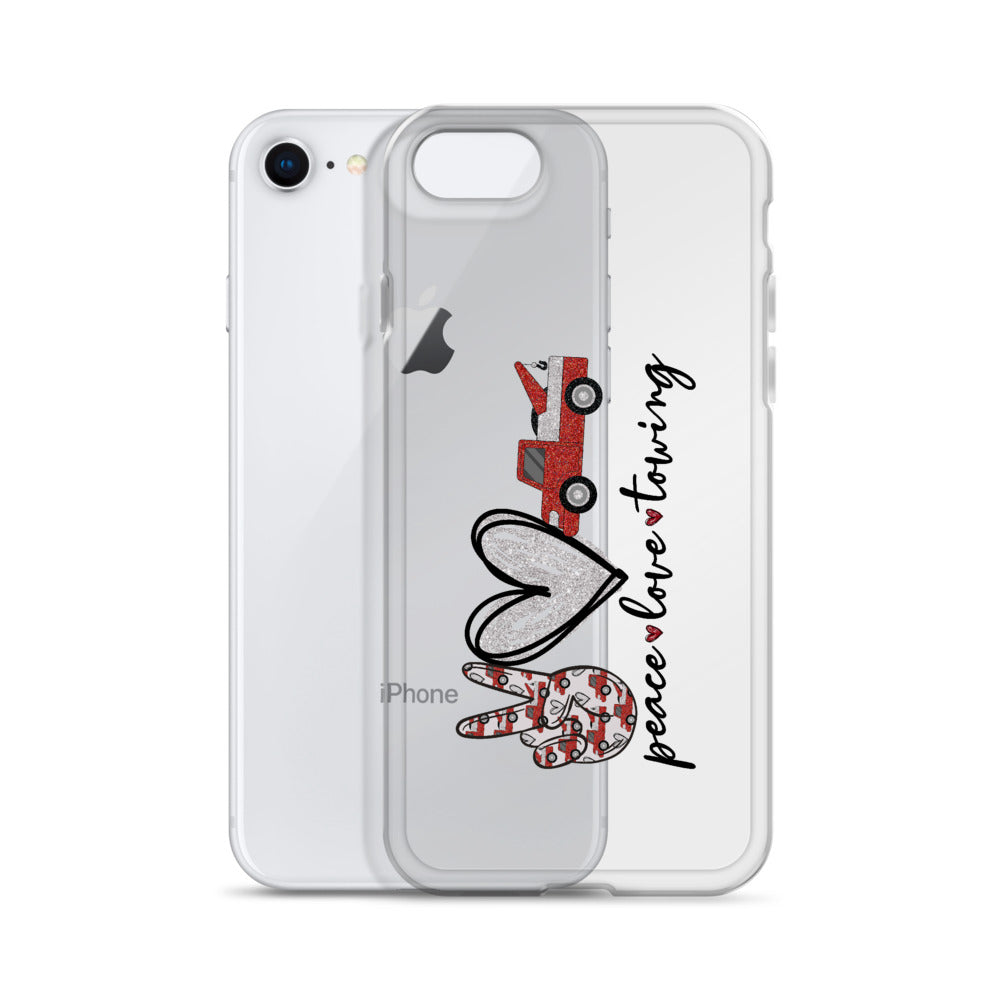 Peace Love Towing iPhone Case