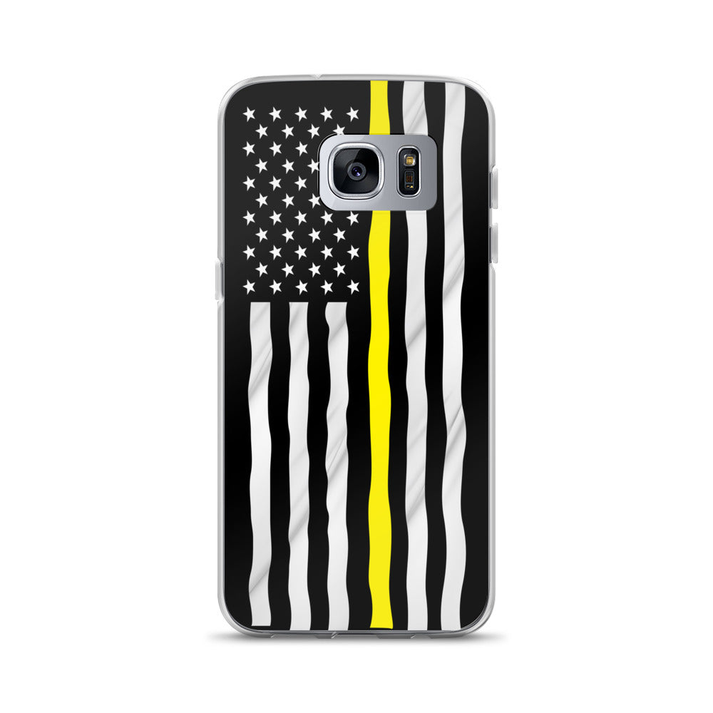 Yellow Line Samsung Case