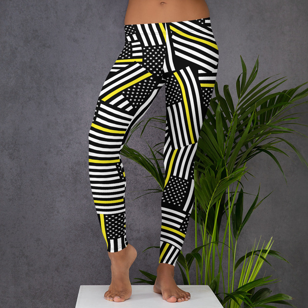 Thin Yellow Line Leggings
