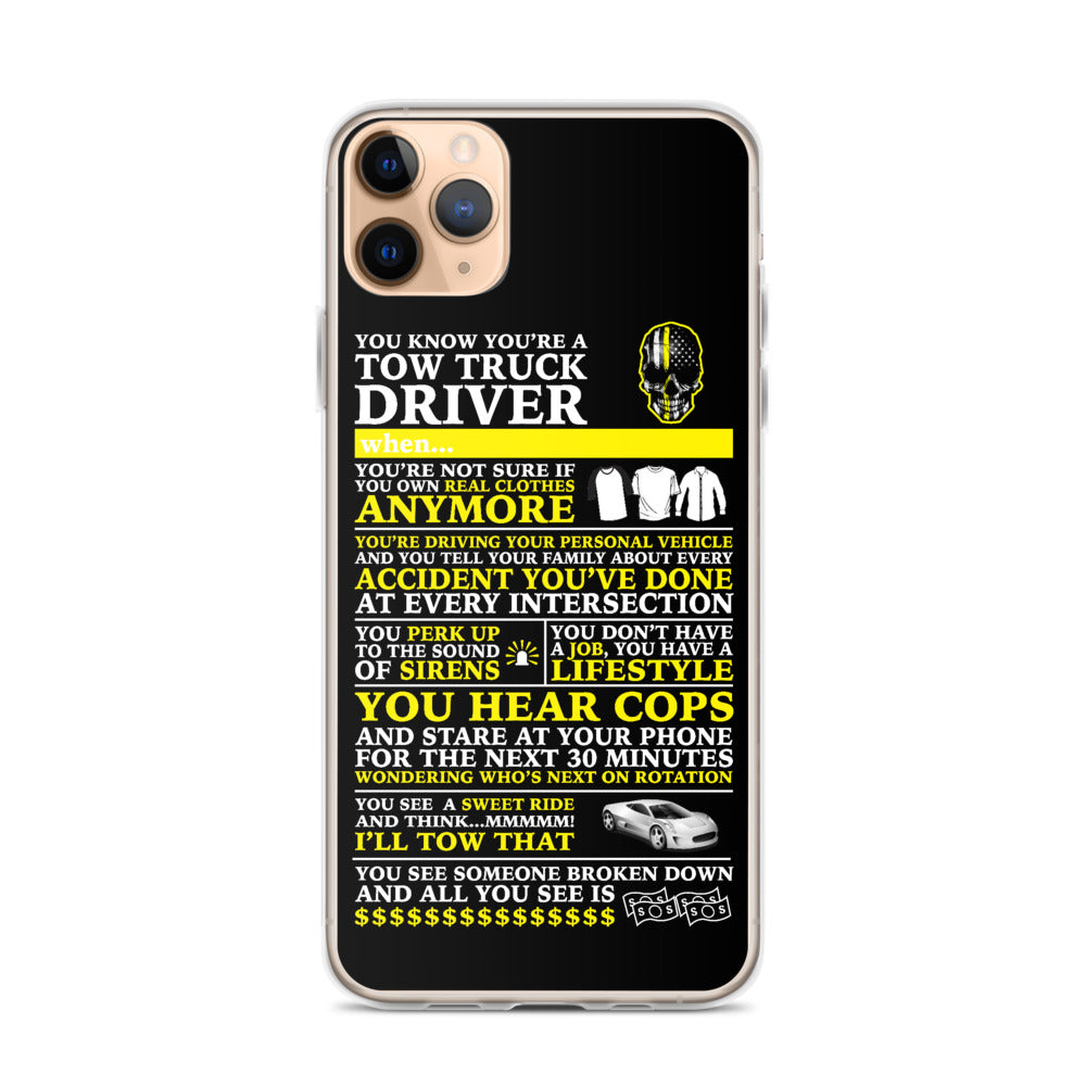 Tow Operator iPhone Case