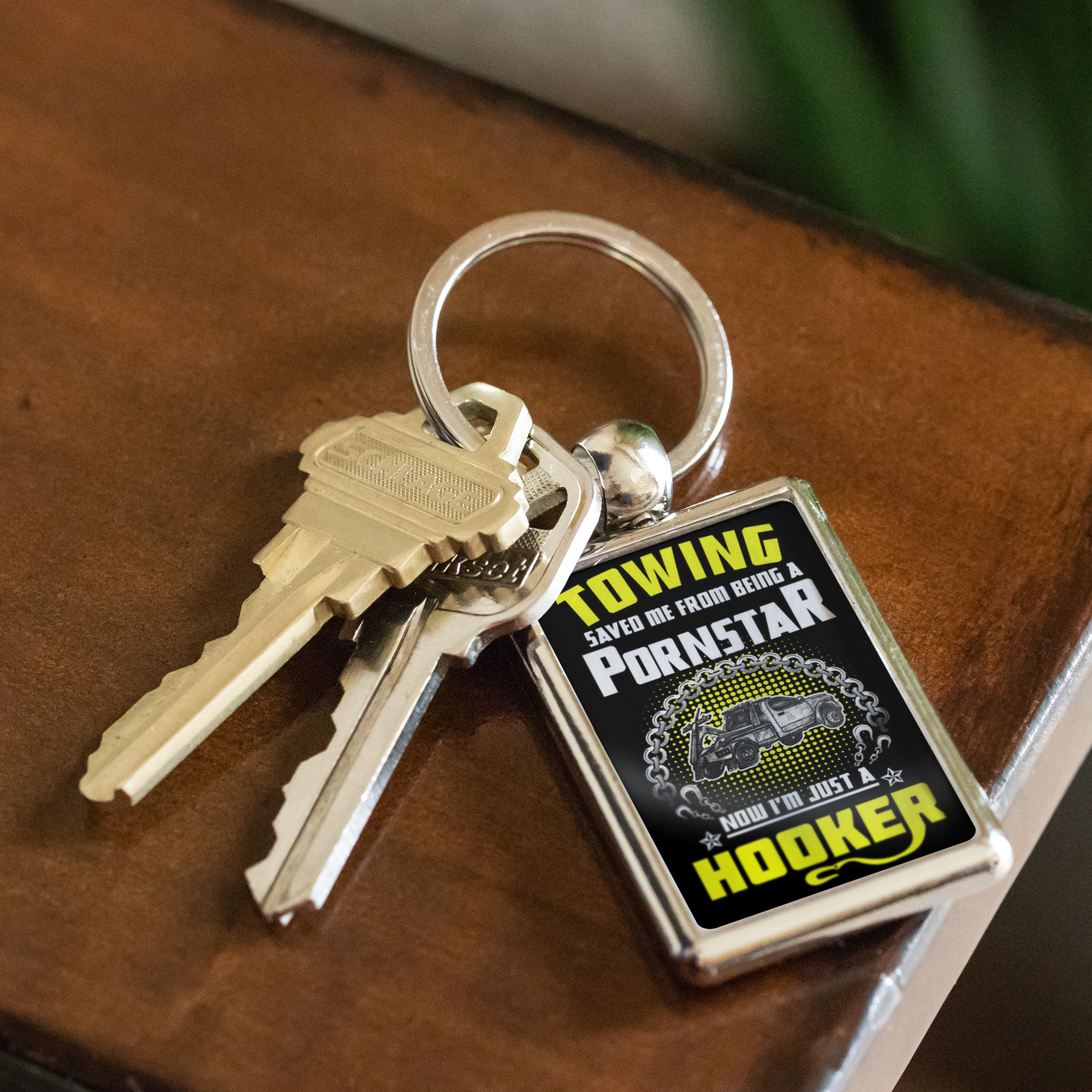 Proud Tow Operator Keychain