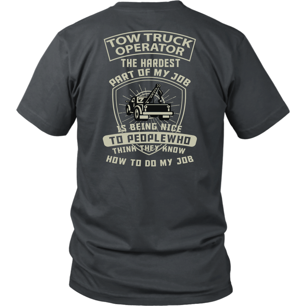Proud Tow Truck Operator Shirt