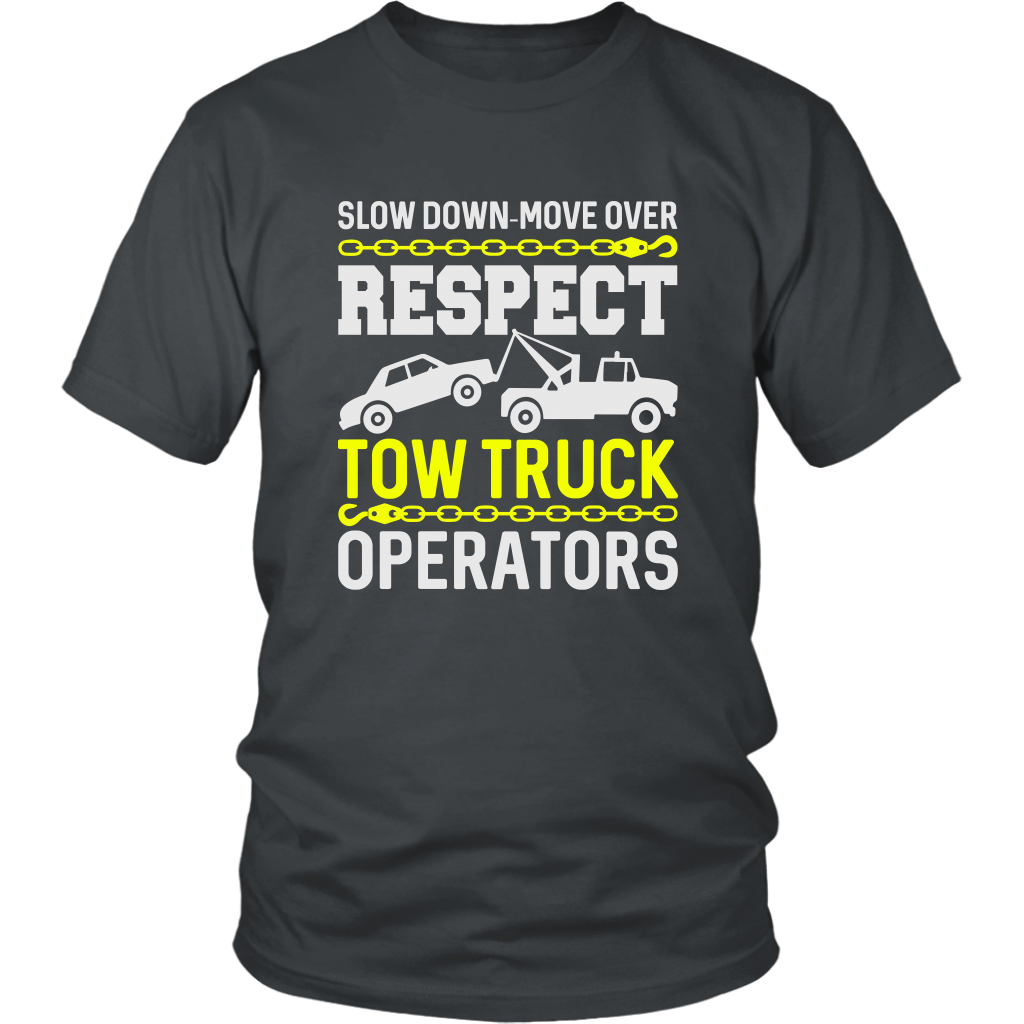 Slow Down Move Over For Tow Truck Operators