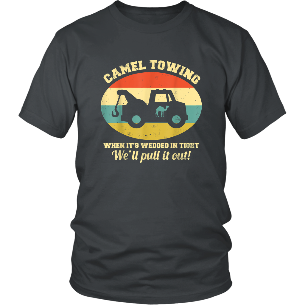 Camel Towing Retro Humor Saying Hoodie