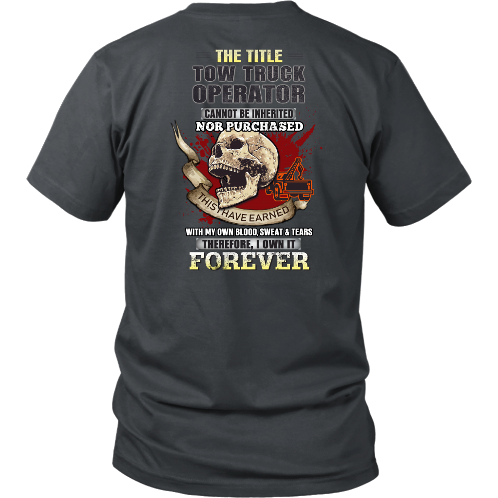 Proud Tow Truck Operator Hoodie
