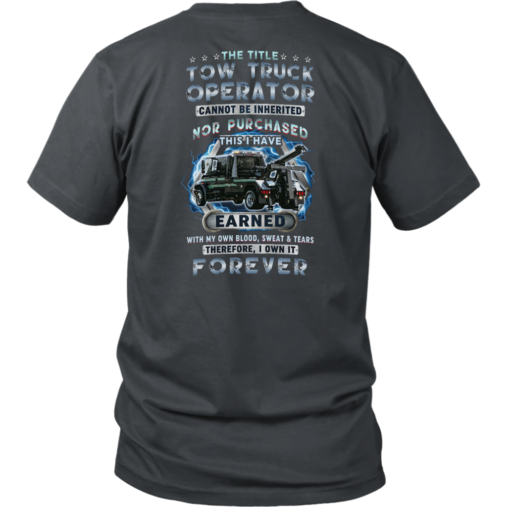 Proud Tow Truck Operator Shirt