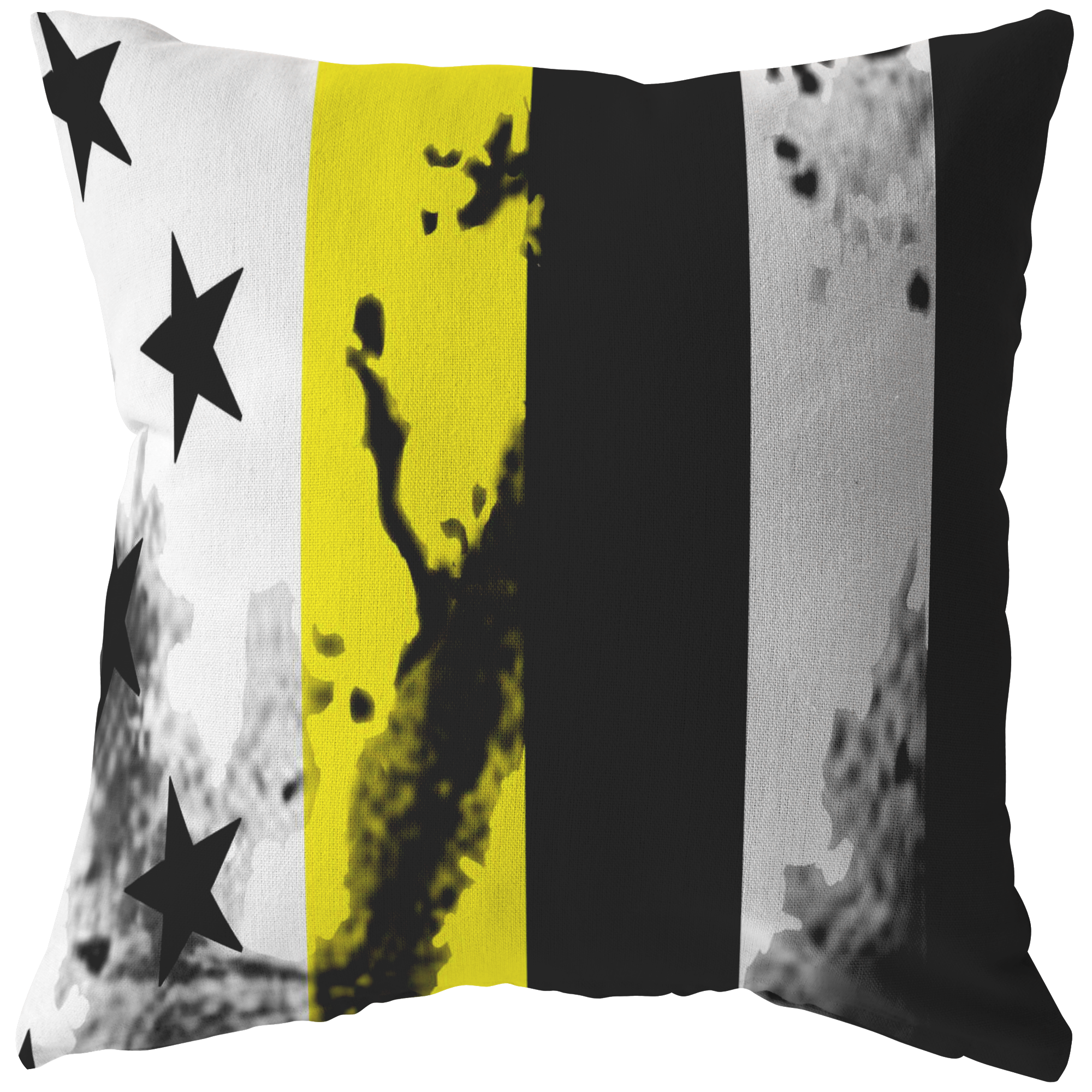 Thin Yellow Line Pillows
