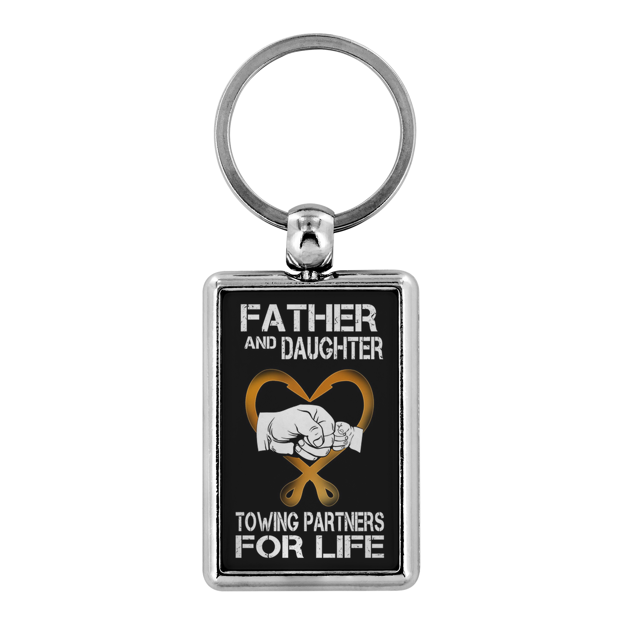 Towing Family Keychain