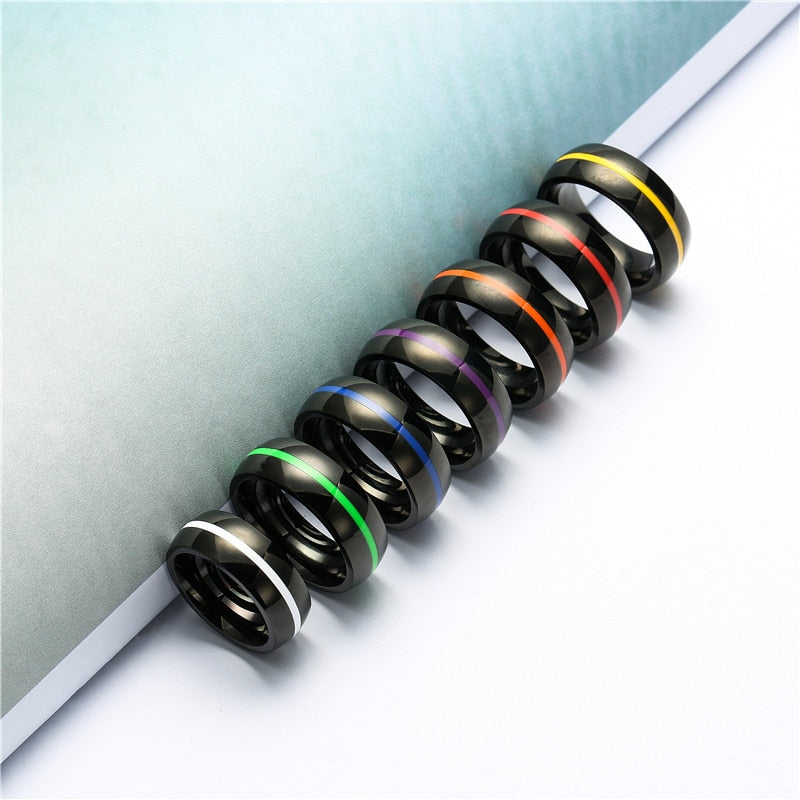 Thin Yellow Line Premium Ring