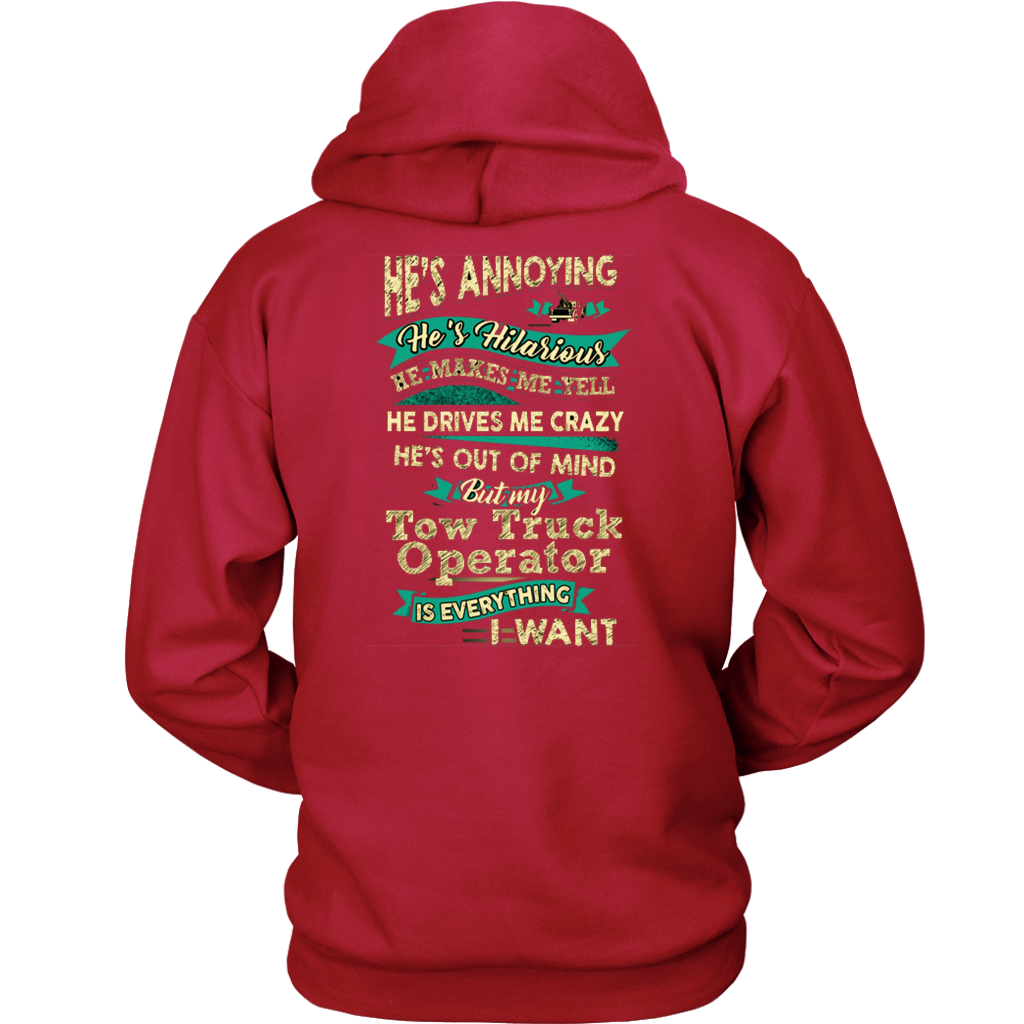 Hilarious Tow Truck Operator Shirt