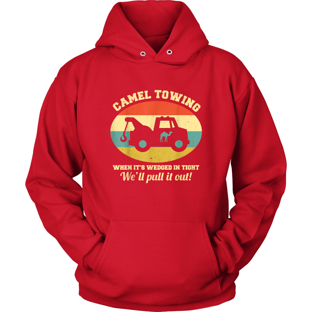 Camel Towing Retro Humor Saying Hoodie