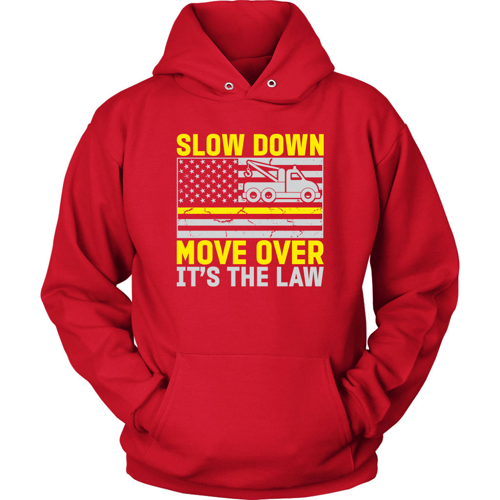 US Flag Thin Yellow Line Tow Truck Driver