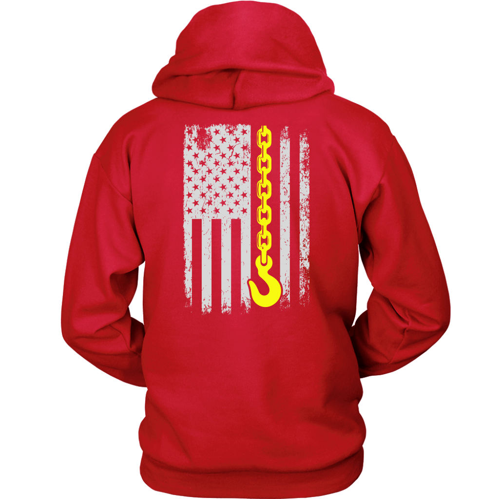 Poud Tow Truck Operator USA Flag Shirt