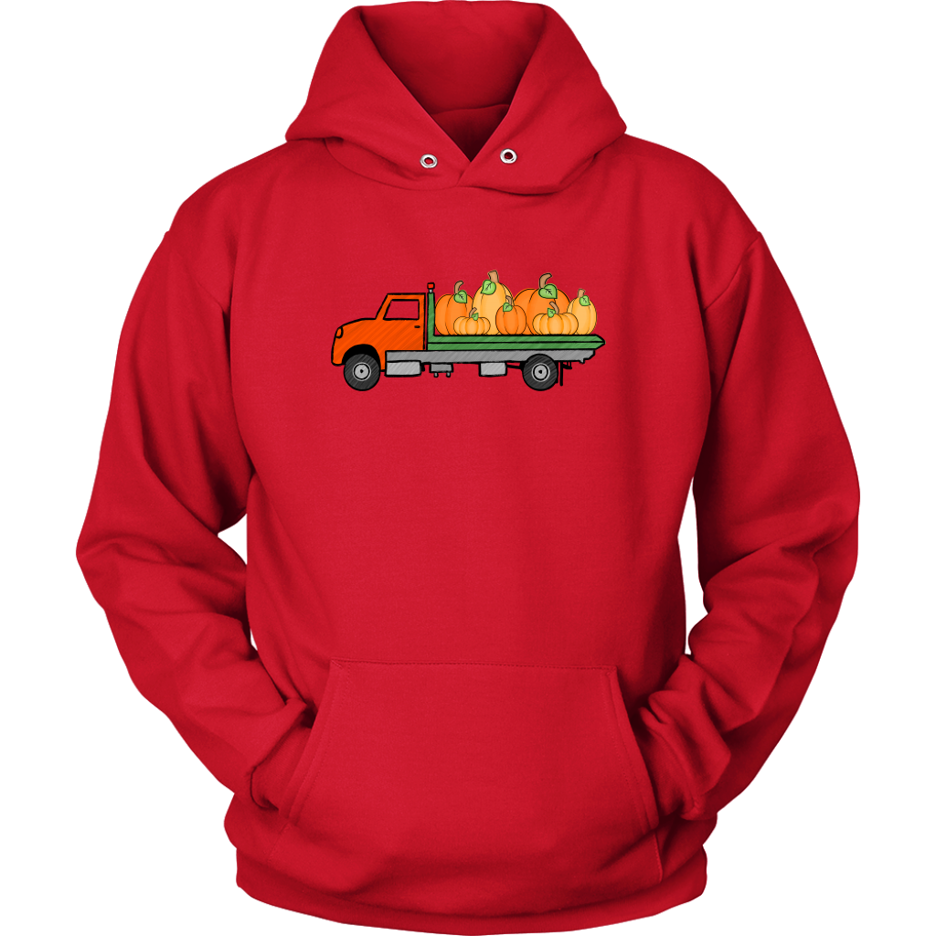 Pumpkin Flatbed Tow Truck Shirt
