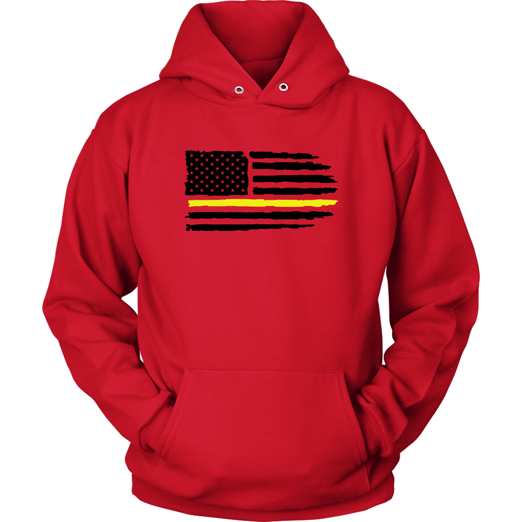 Thin Yellow Line Usa Flag