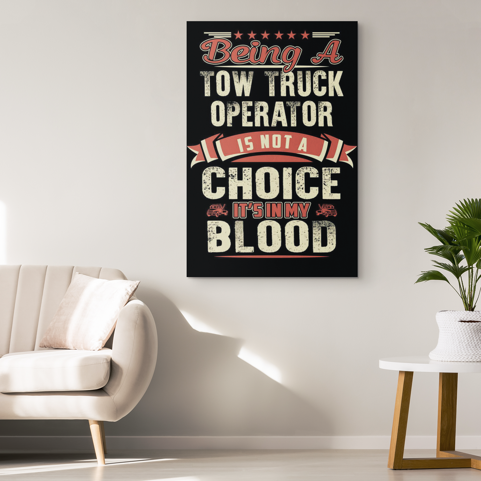 Proud Tow Operator Canvas