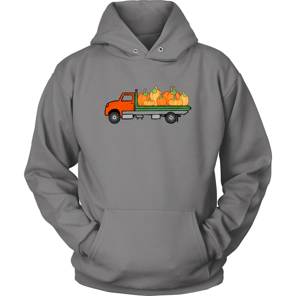 Pumpkin Flatbed Tow Truck Shirt