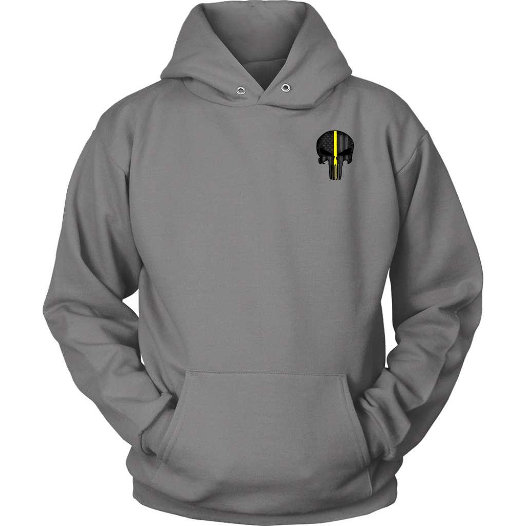 Thin Yellow Line Skull Double Side Shirt